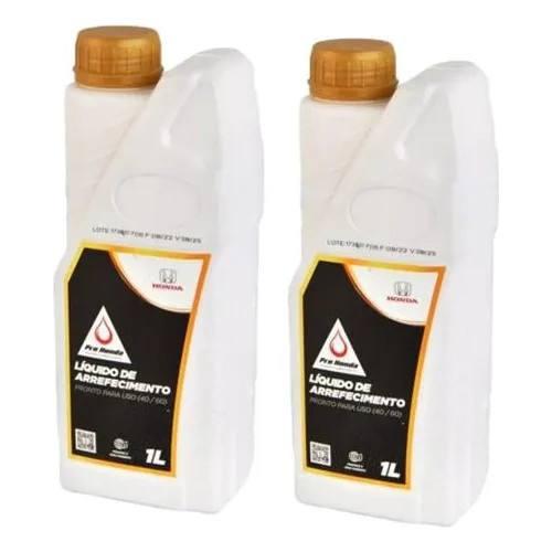 Líquido De Arrefecimento Do Radiador Honda Original Kit 2 Lt Azul — imagem 2 de 2