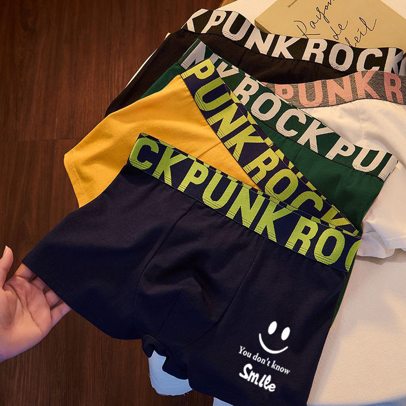 Nara Trendy Cueca Boxer Masculina Juventude Respirável Fina Boxer Cuecas de Cintura Média Cueca Boxer de Alta Qualidade