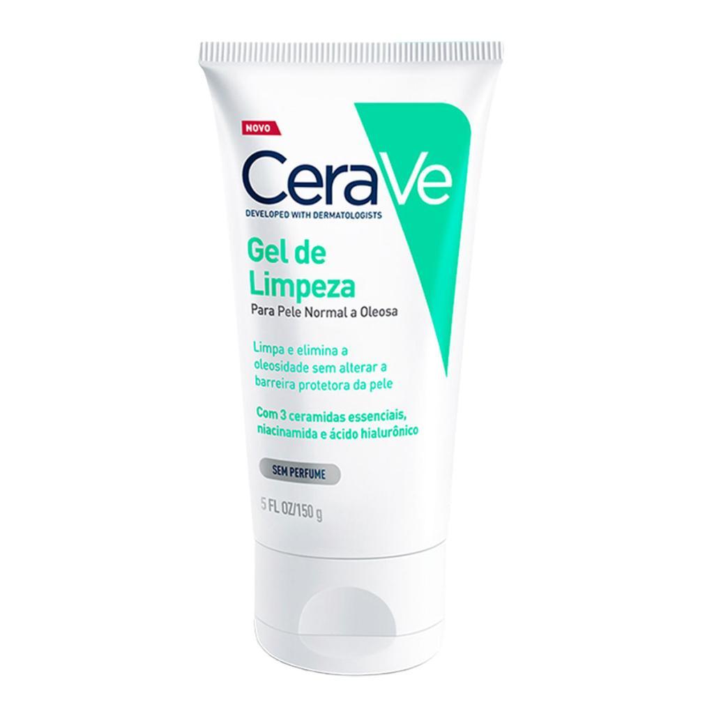 Gel de Limpeza Facial CeraVe Peles Normais a Oleosas 150g