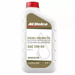 Óleo mineral motor diesel 15W40 API CI4 ACDelco 98550159