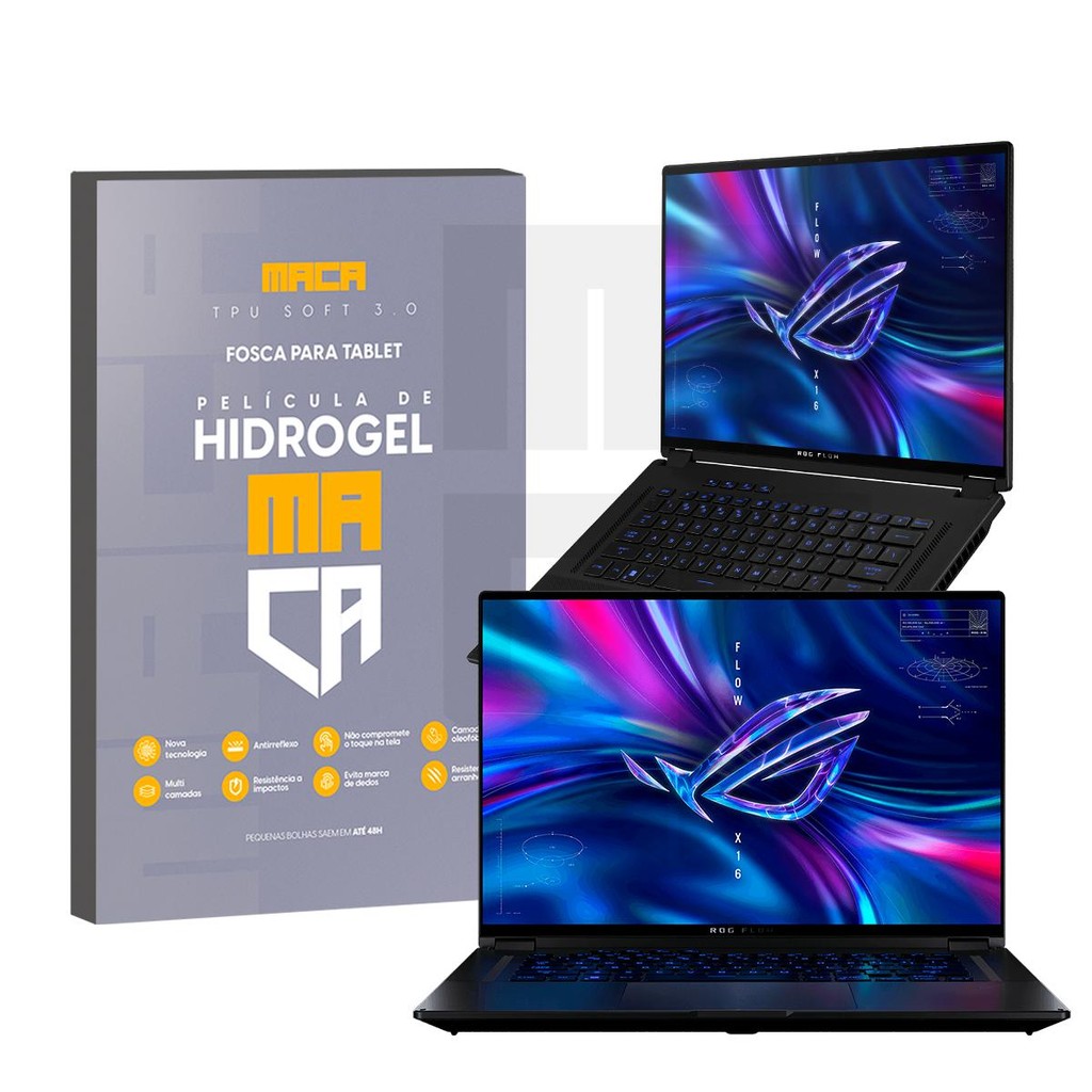 Película de Hidrogel Antirreflexo Para Notebook Asus Fosca Imita Papel