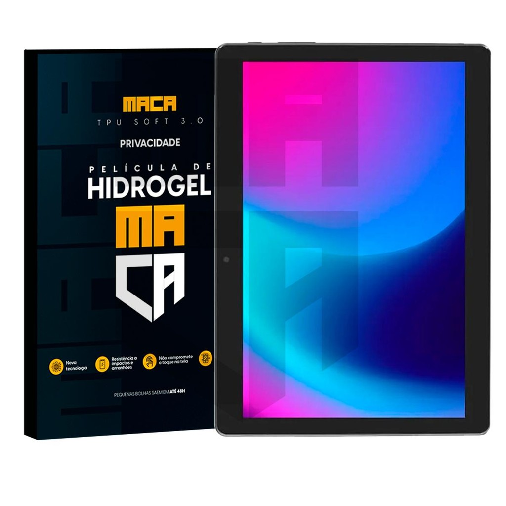 Película Hidrogel Frontal Tablet Multilaser M10 Privacidade