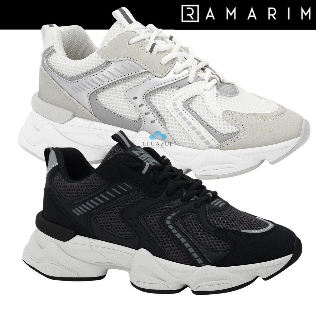 Tênis Feminino Ramarim Chunky Plataforma Casual Conforto Original em Oferta na Shopee