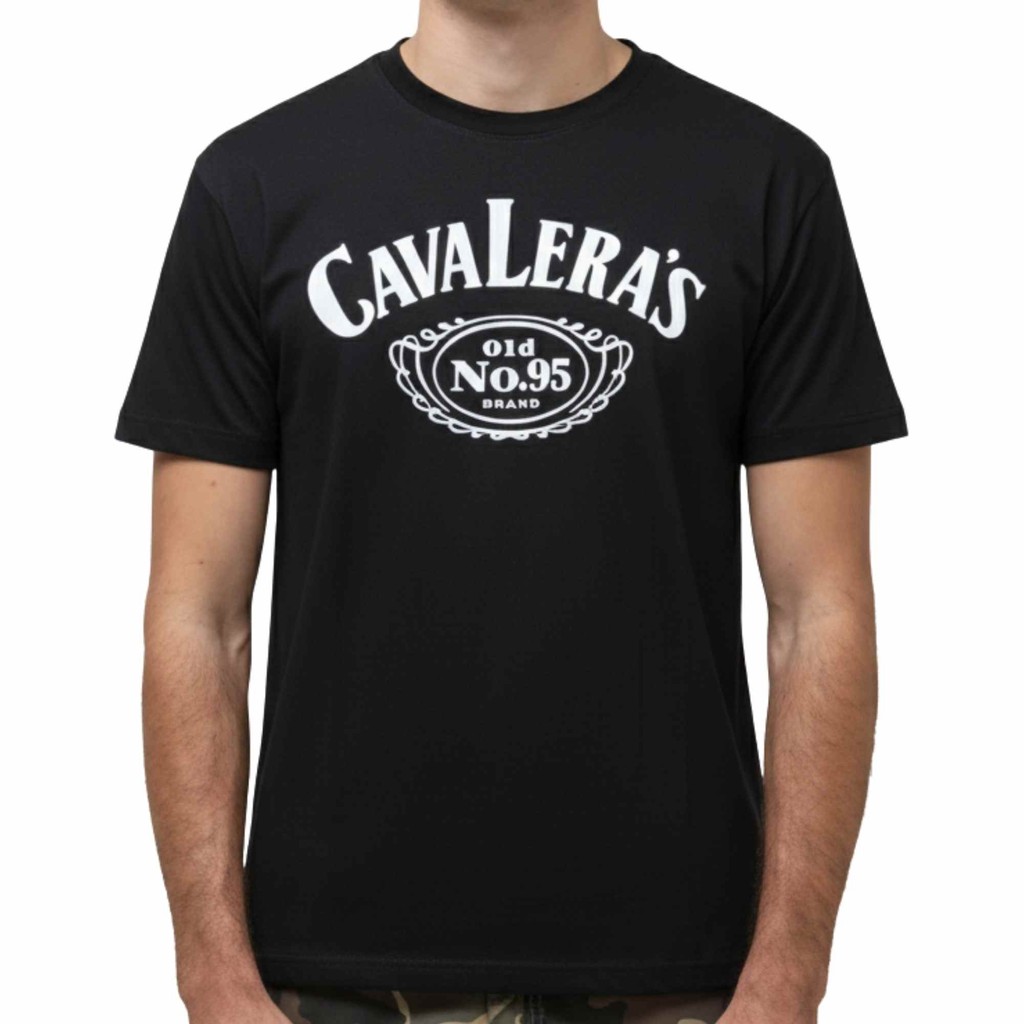 Camiseta Cavalera Indie N95 Label Masculina Tamanho P Preta Camiseta Casual Estampada Original