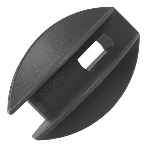 100un Isolador Castanha 63mm para Cerca Elétrica Reforçada Alta Durabilidade Alta Resistência Preta