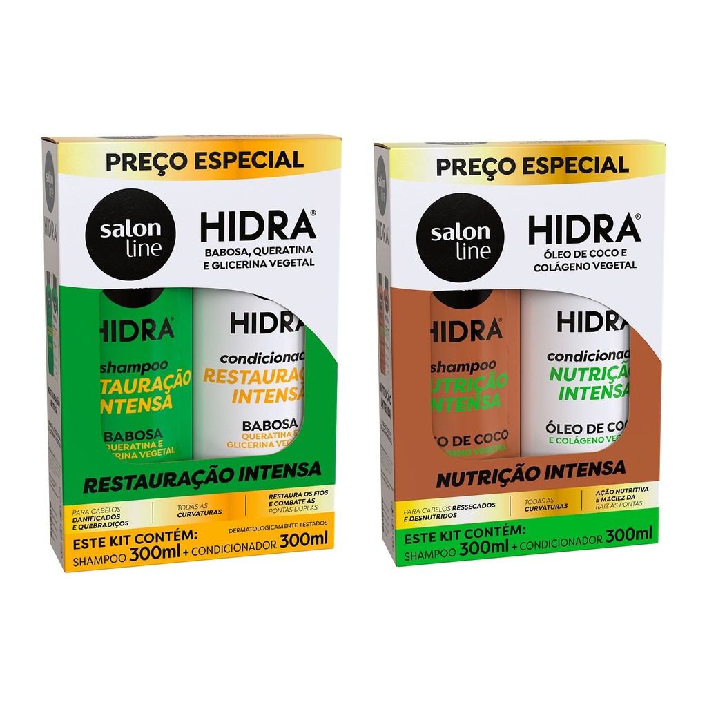 Kit Cachos perfeitos no Verão Salon Line em Oferta na Shopee