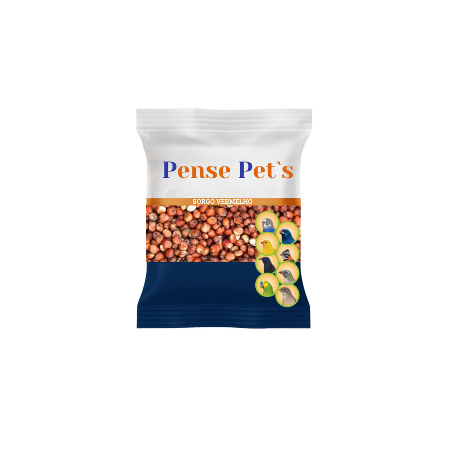 Sorgo Vermelho para Pássaros - 1kg