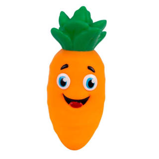 Chocalho E Mordedor Para Bebê Vila Toy Formato Cenoura em Oferta na Shopee