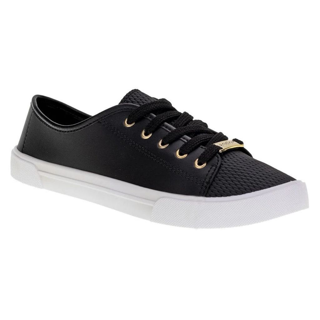Tênis Feminino Moleca Preto Casual Leve e Confortável em Oferta na Shopee