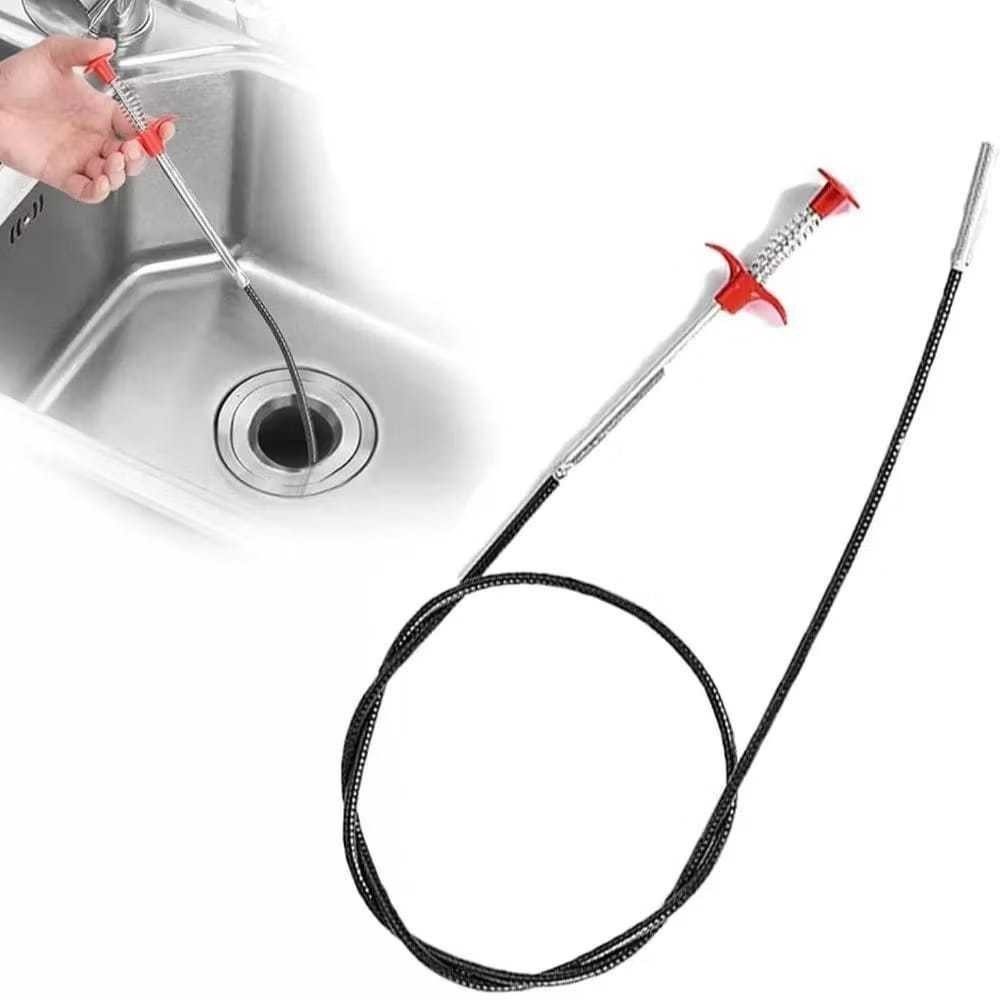 KIT 2 Desentupidor Para Ralo Com Garra e Pia Pegador de Objetos Fexíveis para coleta de garra de encanamento