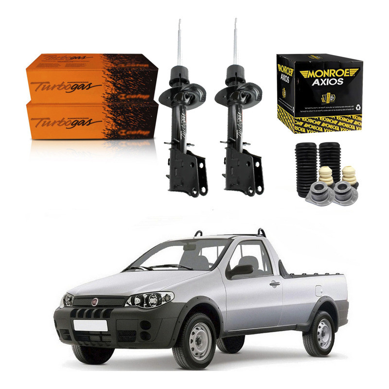 Kit Amortecedor Dianteiro Strada 1.4 1.8 2005 A 2010 em Oferta na Shopee