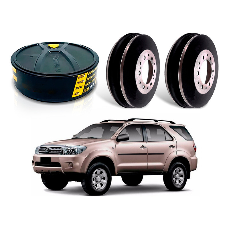 Tambor Freio Traseiro Hilux Sw4 2.7 3.0 2009 A 2011 em Oferta na Shopee