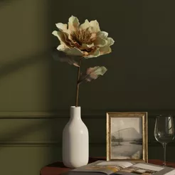 Flor Decorativa - Magnolia Verde Menta - 1m - 1 unidade - Florarte - Rizzo