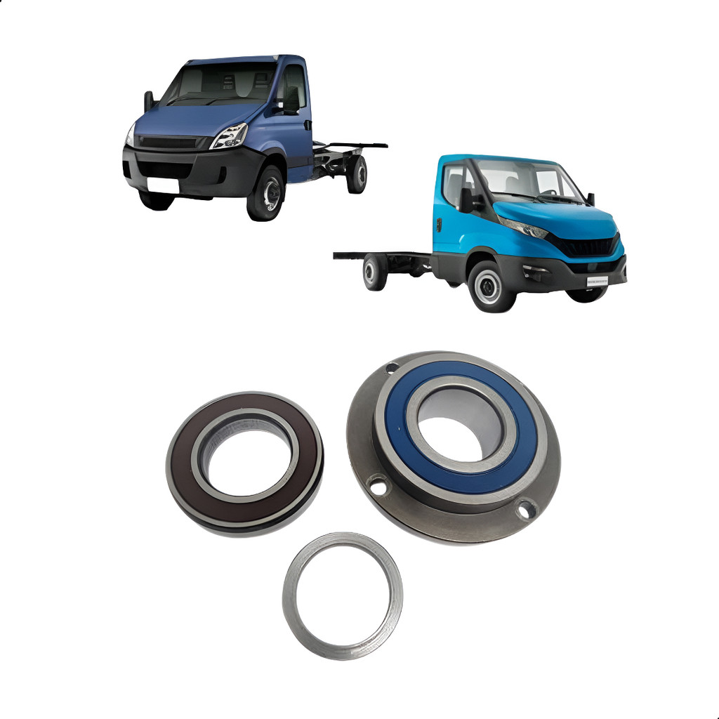Kit Rolamento Polia Viscosa Iveco Daily Euro 5 3.0 2.3 16v  35S14  35S14 HD 40S14  45S17 50C17 55C17 / 70C17 / 70C17 HD