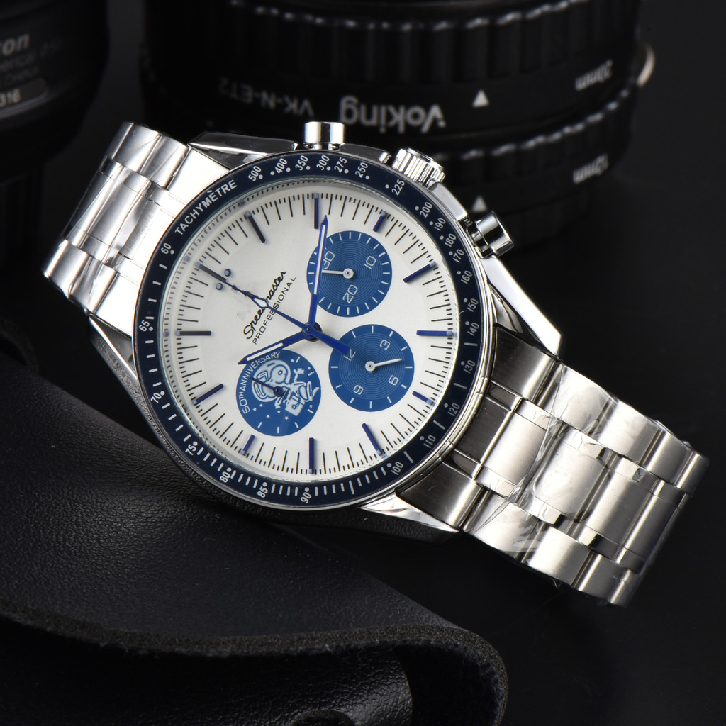 Moda na moda masculina quartzo negócios tendência calendário tipo relógio de pulso Casual em Oferta na Shopee