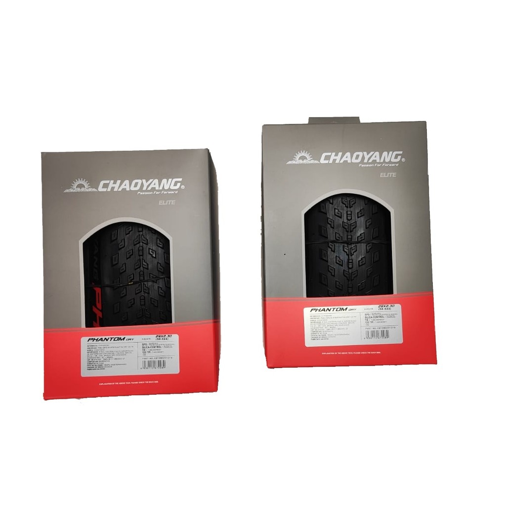 Par de Pneu MTB Chaoyang Phantom Dry Elite 29x2.30 120tpi em Oferta na Shopee