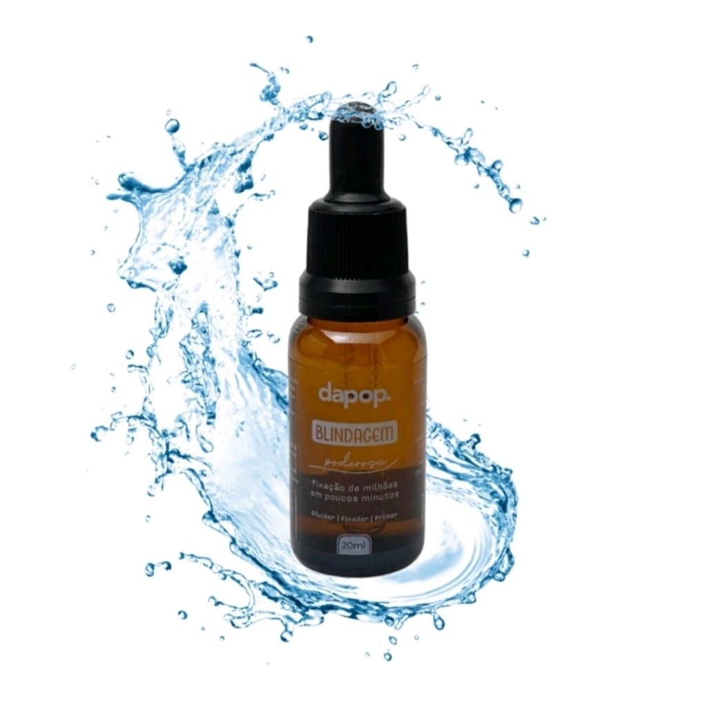 Blindagem Poderosa Dapop 15ml  Resistente água Primer Fixador  Diluidor e Primer