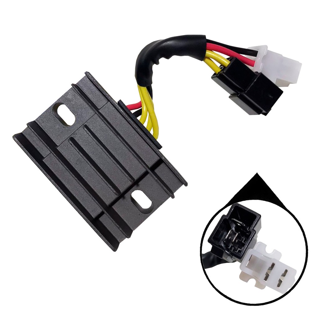 Regulador Retificador Voltagem Suzuki Yes 125 2005 Intruder 125 250 Stx 200 - 1° Linha