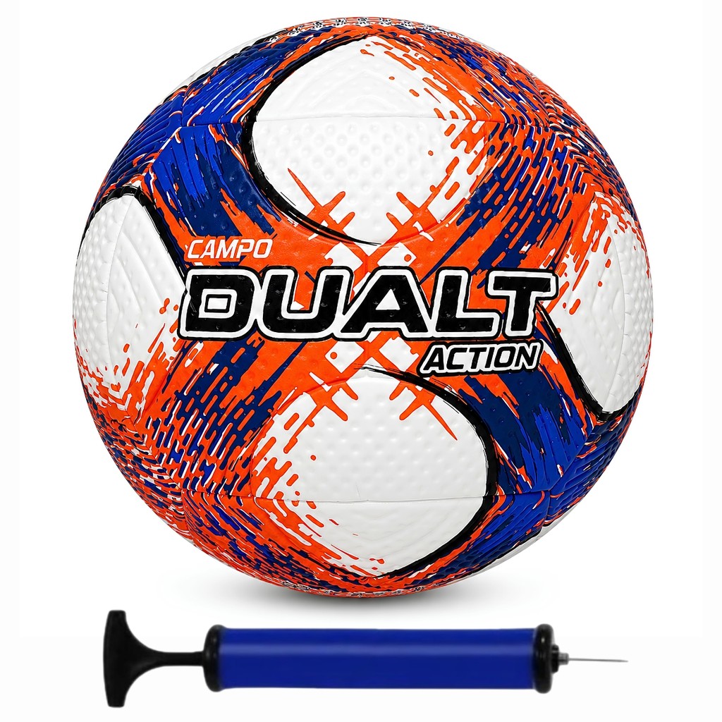 Bola Campo Dualt Recreativa Action Mod 1 Futebol + Bomba de Ar
