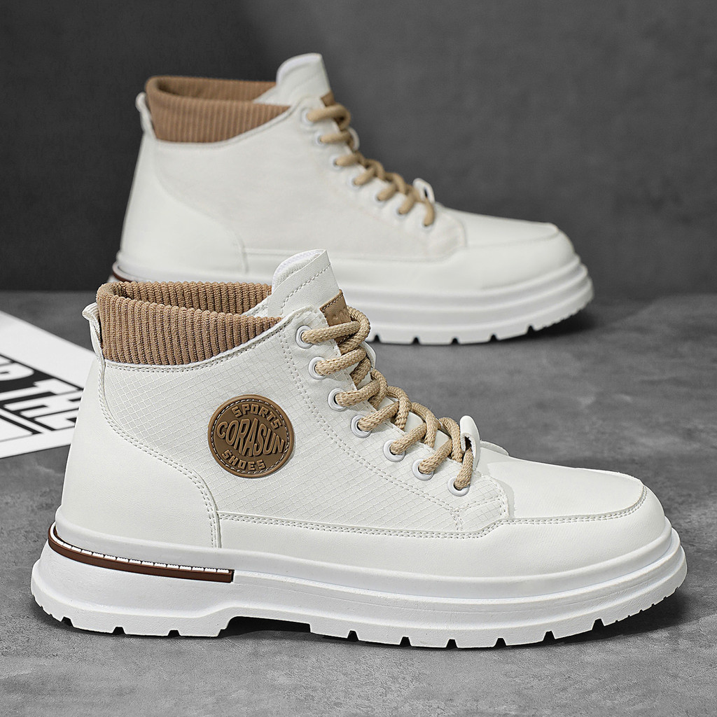 Tamanho grande 45 sapatos masculinos 2025 novo estilo Martin botas masculinas 46 sapatos de alta qualidade sapatos casua