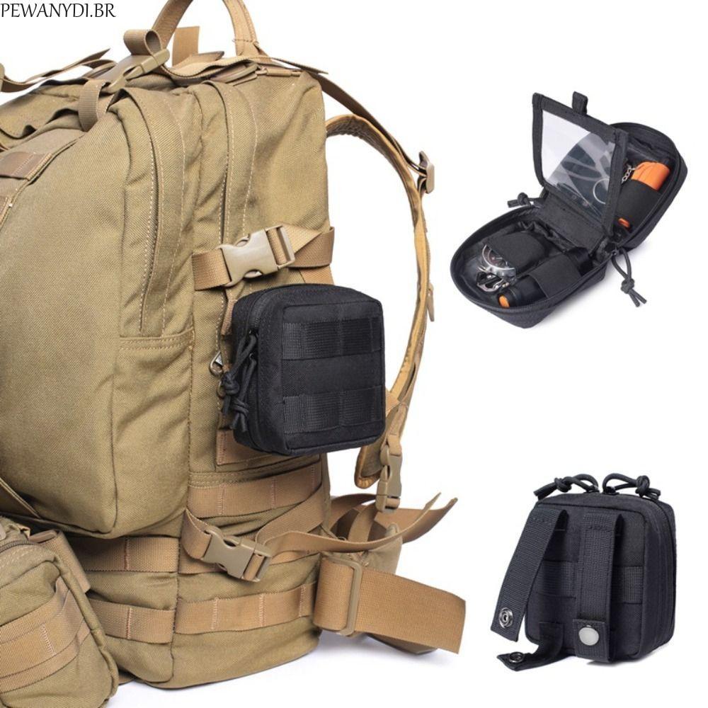 Bolsa De Cintura PEWANYDI EDC , Ferramenta De Emergência , Bússola , Lanterna , Utilitária De Nylon 1000D