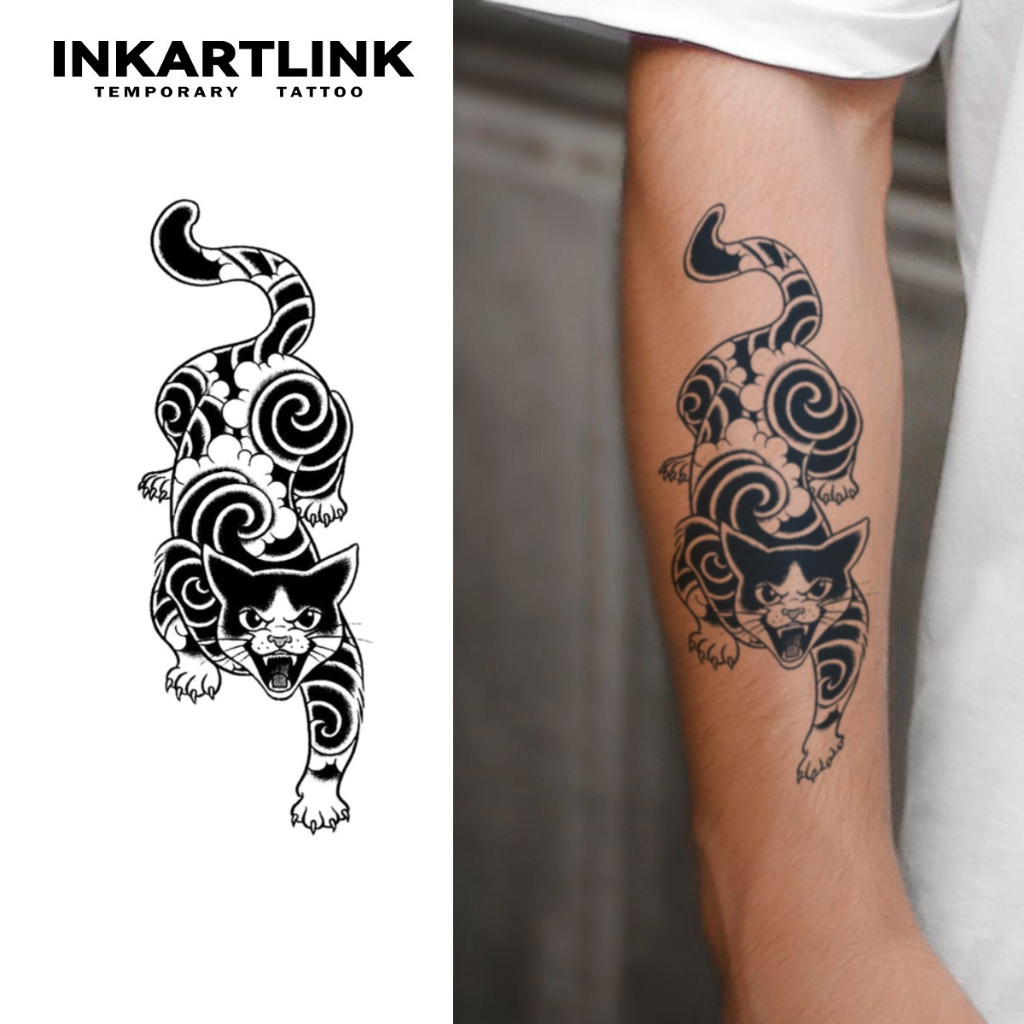 Tatuagem com Tecnologia Revolucionária INKARTLINK, Adesivo de Tatuagem Temporária, Tatuagem Falsa, À Prova d'Água, Aparê