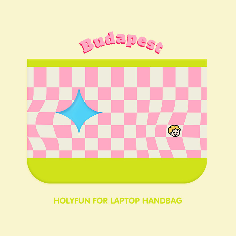 Rosa verificado Budapest adequado para Huawei Apple MacBookpro Notebook Liner Ba