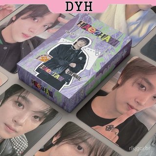 DYH 50 Pçs/Caixa NCT 127 HAECHAN Cartão Laser Photocards LOMO Álbum KPOP