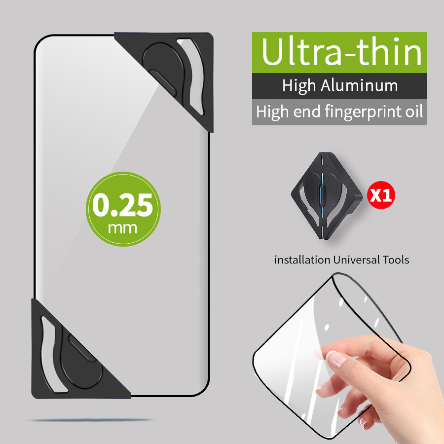 360 ° O-Fold Vidro Temperado De Alta Resistência Para Huawei Honor 600 Pro 400 200 90 50 Lite X9 X8 X7 X6 Abcd Smart Ful