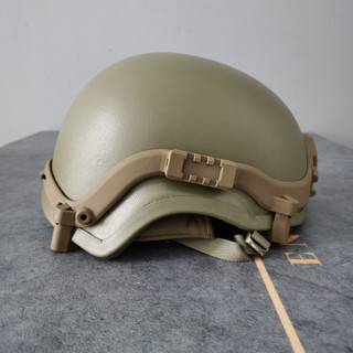 Novo estilo de capacete de corte alto capacete tático sem alça de orelha guia ferroviário capacete de vidro acessórios d
