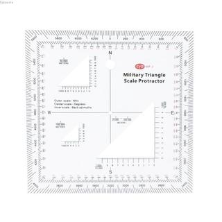Prático MGRS USNG Escala Coordenada Transferidores Navegação Clara Mapa Topográfico