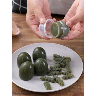 Conjunto de molde de ovo sólido doméstico nordeste lanche churrasco fabricante de ovo sólido transparente plástico casca