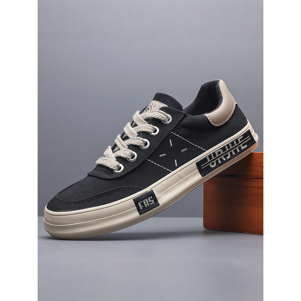 Sapatos de lona masculinos 2025 novos sapatos masculinos outono respirável na moda sapatos casuais masculinos All-Match