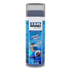Toalha Magica Tekbond Maxima Absorçao Seca Tudo 64x43cm Azul