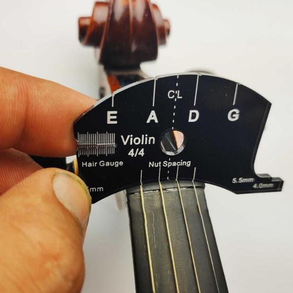[mcpdwt] Violino Violoncelo Duplo Bass Acessórios Modelo De Ponte De Escala De Plástico Para Oficina Luthier E Reparo De