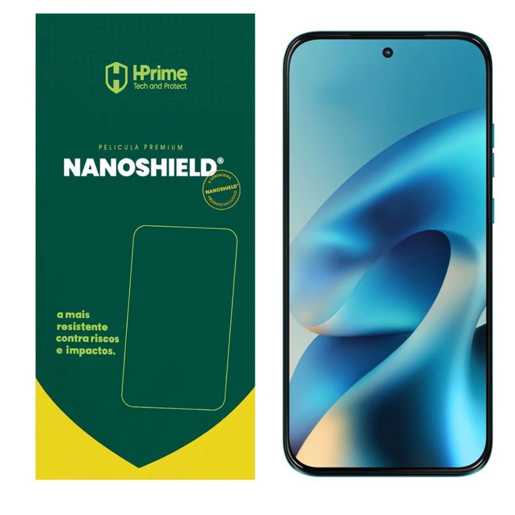Película HPrime NanoShield para Motorola Moto G87 G Max Anti-Risco Transparente 