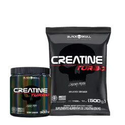 Combo Creatine Turbo (Refil 500g + Pote 300g)