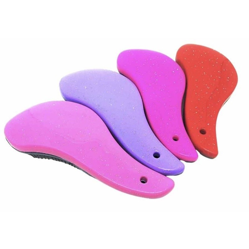 escova mágica desembaraça cabelo escova cabelo cor neon e cor colorido com glitter escolher sua opecao