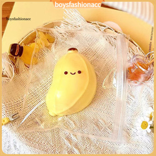 1 or 2 Pcs Cartoon Banana Squeeze Toy – Stretchy Portable Stress Relief Focus Aid Smiling Fidget for Kids Adults Fun F