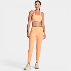 Calça Legging Lupo Seamless Ayra Feminina - Laranja e Cinza