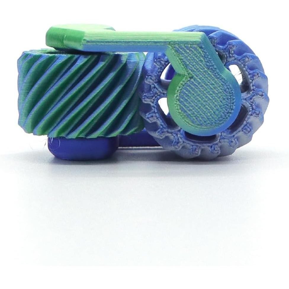 Fidget Spinner Impresso em 3D, Brinquedo Antiestresse de Dedo em PLA Ecológico, Mini Giroscópio Manual com Múltiplas Com