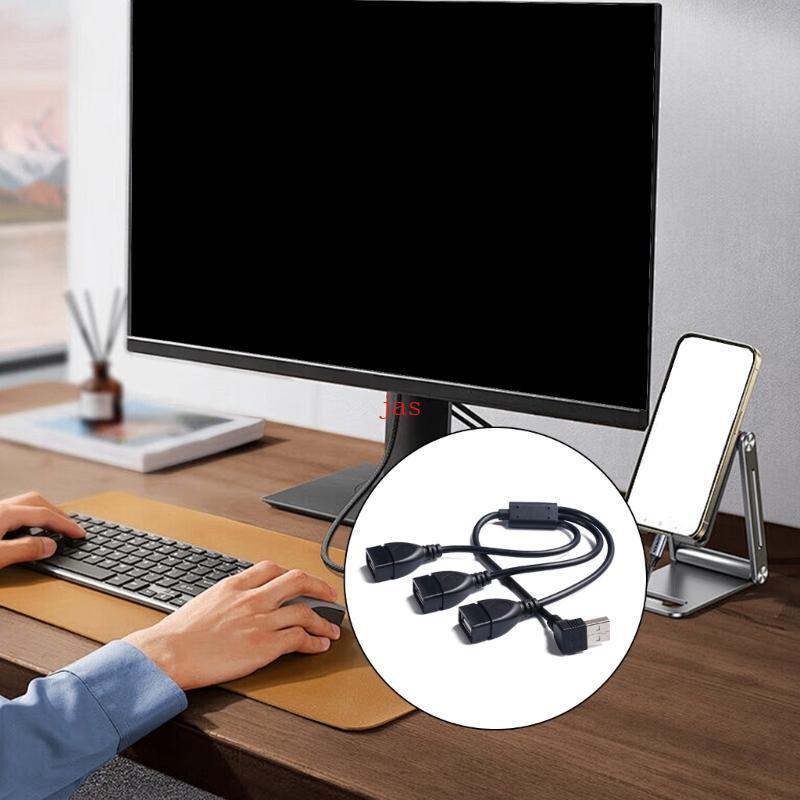 USB2 0 A Para 3 Fêmeas Adaptador Divisor Acessórios Computador Carregamento
