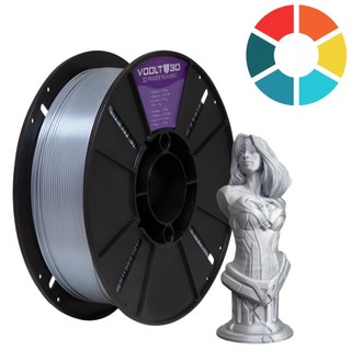 Filamento Voolt Pla V-Silk Várias Cores 1Kg