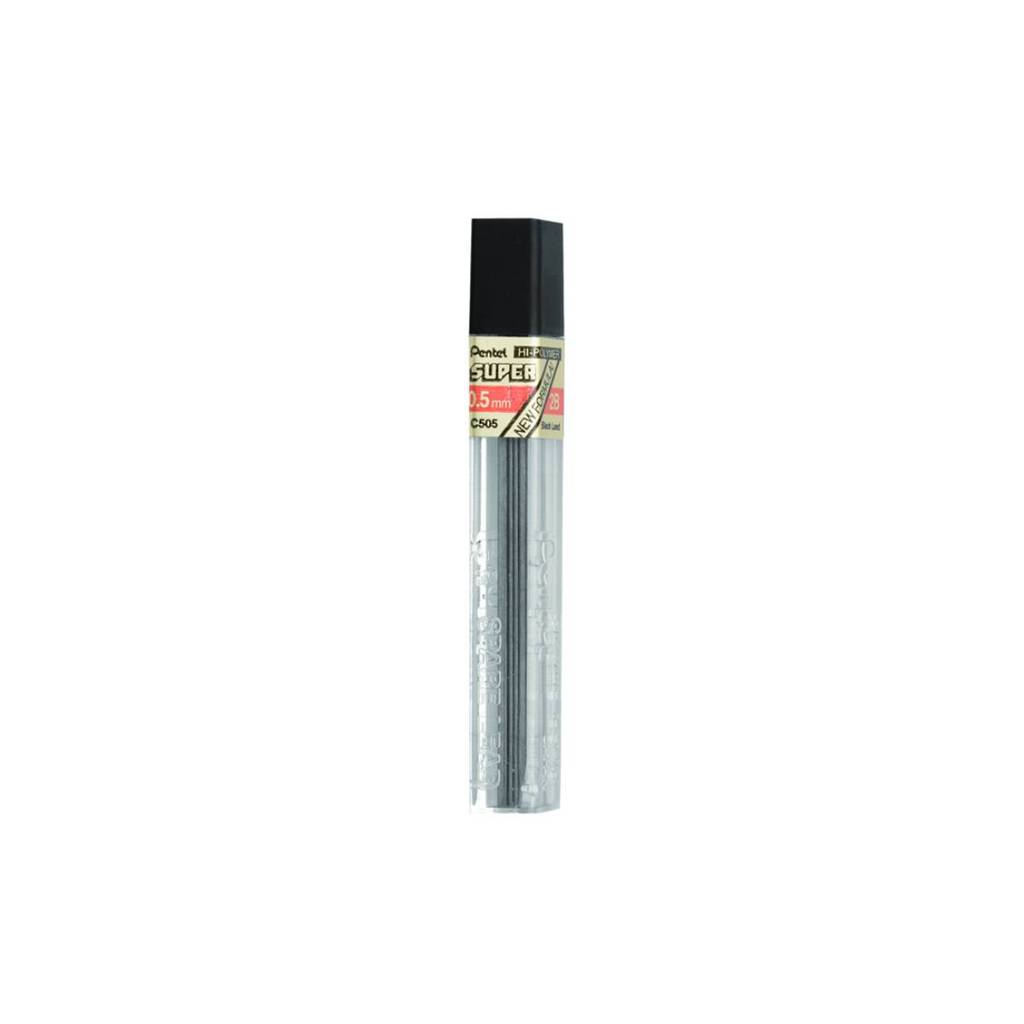 Grafite 0.5mm 2B tubo com 12 unidades Pentel