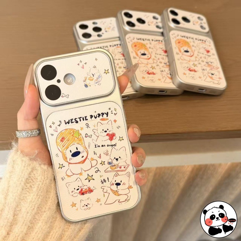 Capa De Telefone De Cachorrinho Fofo Para Samsung Galaxy A07 M07 F07 A06 M06 F06 A05S M05 A04S A04E M04 F04 A03 Core A03