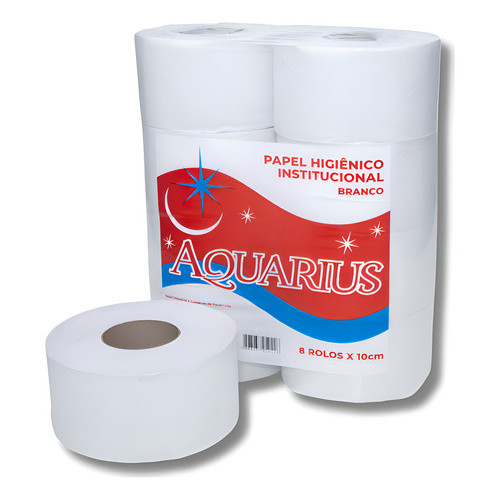 Aquarius Isapel Branco Institucional 8 Rolao - Folha Simples