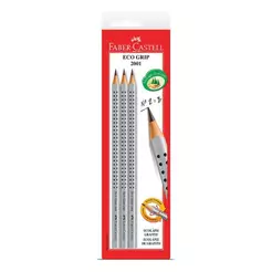 Lápis preto nr 2B SM/2001B\617002 com 3 unidades Faber-Castell