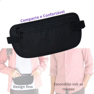 Pochete Doleira Bolsa Cintura Esporte Corrida Academia Viagem Celular Documentos Antifurto
