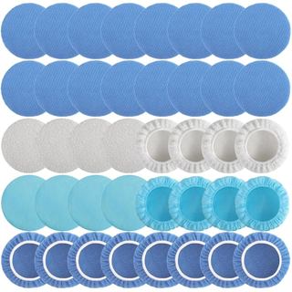 40 Peças de Capas de Polimento, Capas para Polidores de 5 a 6 Polegadas, para Polidores de Carro, Capas para Aplic