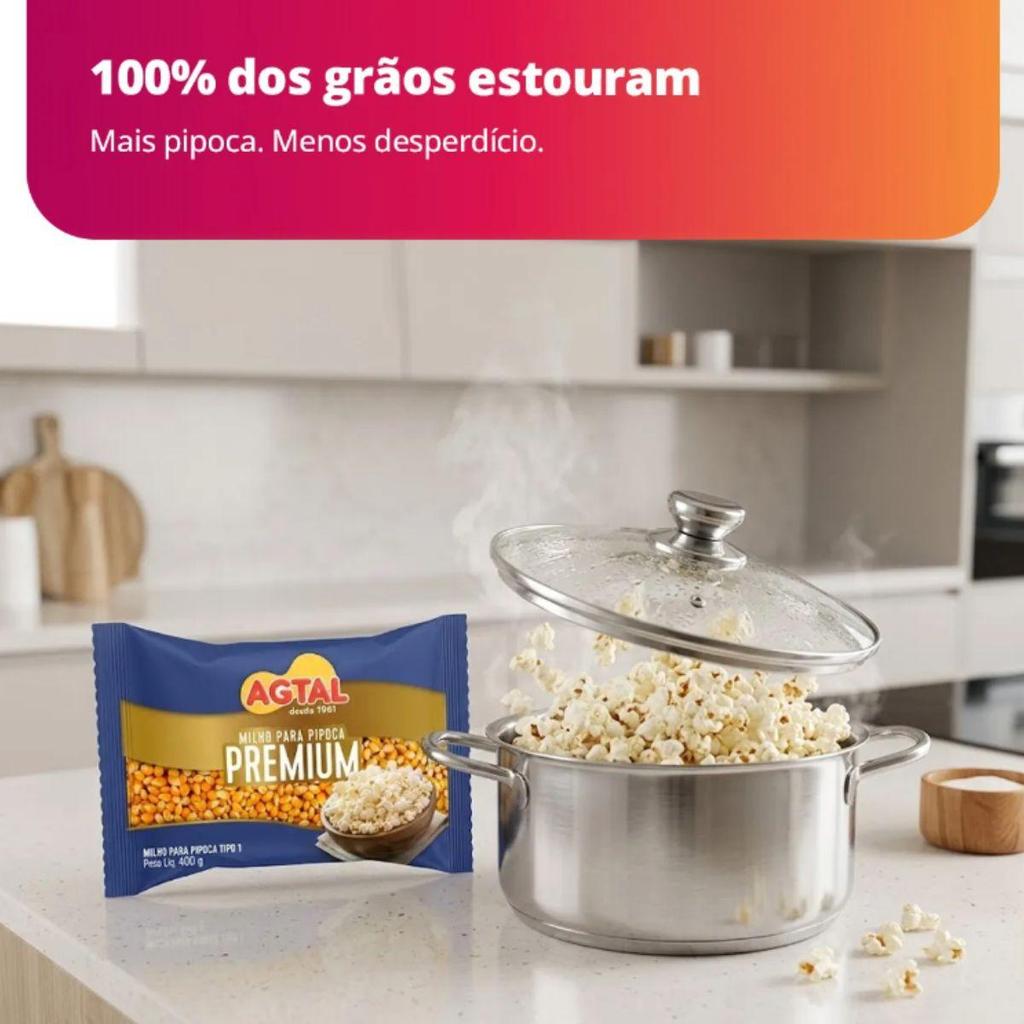 MIilho para Pipoca PREMIUM AGTAL 400G - Enova Foods · foto 2